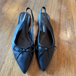 Elegant Black Slingback Heels
